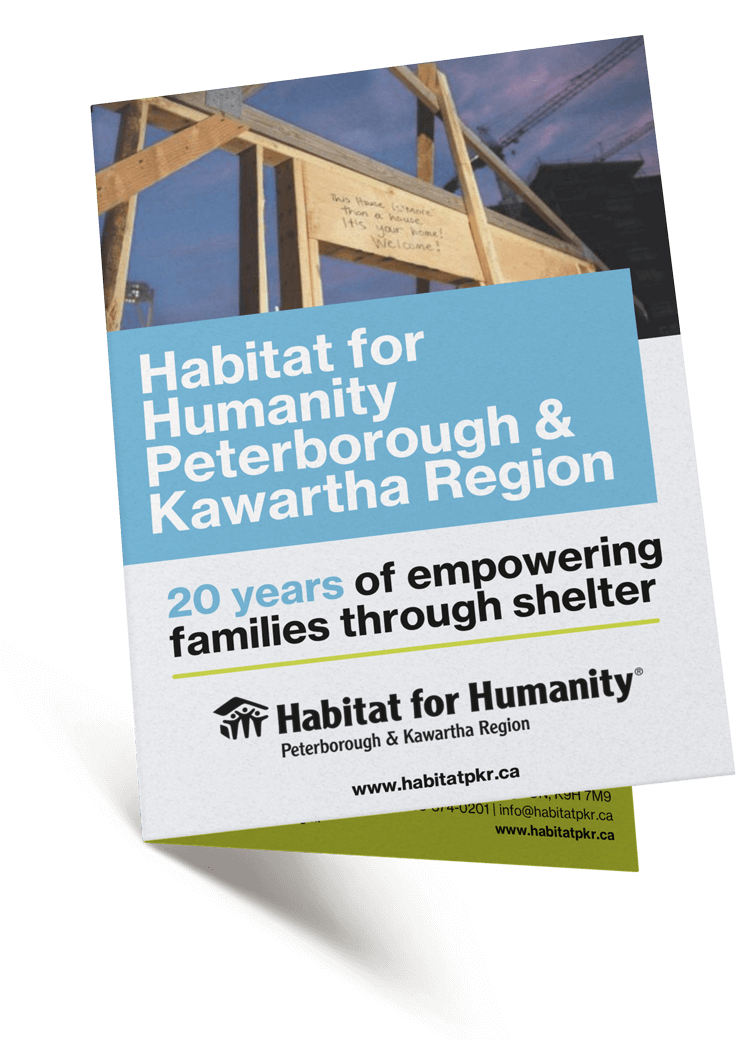 Cover if the Habitat PKR-20th Anniversary Report 2022