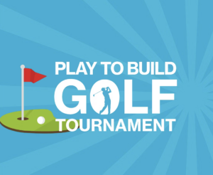 Play to Build Golf Tournament Logo